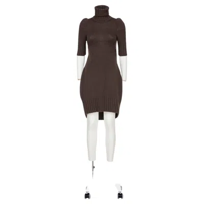Pre-owned Maison Margiela Maison Martin Margiela Early 90's Iconic And Rare Knitted Turtleneck Mini Dress In Black