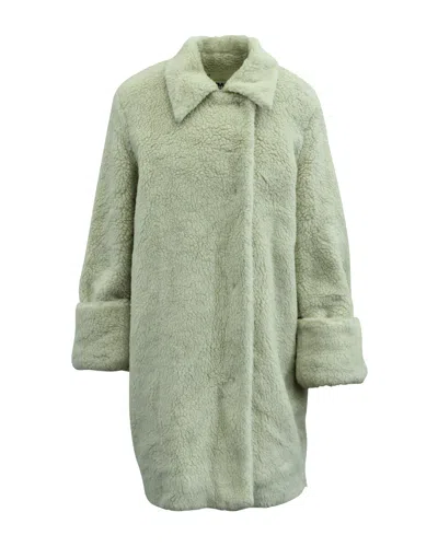Maison Margiela Maison Martin Margiela Faux Fur Coat In Ivory Polyester In White