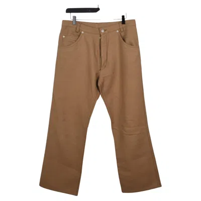 Pre-owned Maison Margiela Maison Martin Margiela Winter Pants Wide Leg Wool Blend Men Jeans Size W33, S166 In Brown
