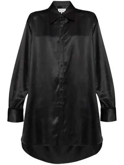 Maison Margiela Maison Martin Margiela Women Abito-camicia In Black