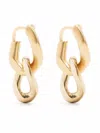 Maison Margiela Maison Martin Margiela Women Chain-link Earrings In Gold