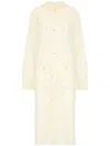 Maison Margiela Maison Martin Margiela Women Rubberized Cotton Caban Coat In Multicolor