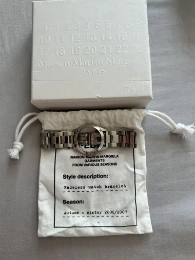 Pre-owned Maison Margiela Maison Martin Margiela X H&m Faceless Watch Bracelet In Silver