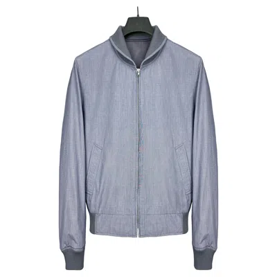 Pre-owned Maison Margiela Maison Martin Margiela Zipper Bomber Jacket In Gray