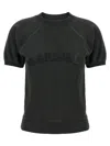 Maison Margiela Deconstructed Logo Sweatshirt With Ribbed Finish