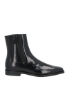 Maison Margiela Man Ankle Boots Black Size 12 Soft Leather