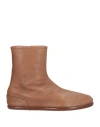Maison Margiela Man Ankle Boots Brown Size 8 Soft Leather