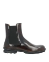 Maison Margiela Man Ankle Boots Dark Brown Size 11 Soft Leather In Brown