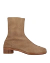 Maison Margiela Man Ankle Boots Sage Green Size 9 Soft Leather