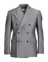 Maison Margiela Man Blazer Grey Size 42 Mohair Wool, Wool In Gray