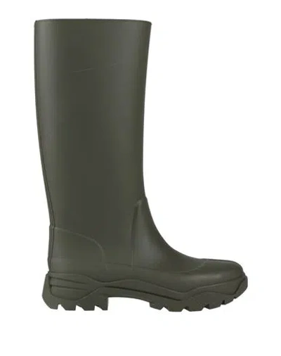 Maison Margiela Man Boot Military Green Size 9 Rubber
