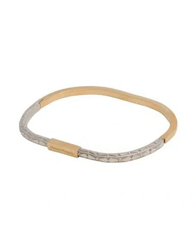 Maison Margiela Man Bracelet Gold Size Vi Brass