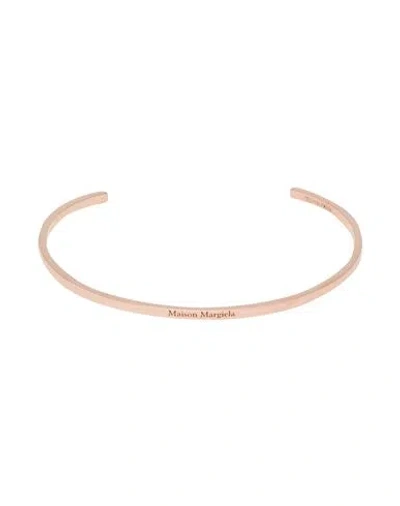 Maison Margiela Man Bracelet Rose Gold Size Vii Brass
