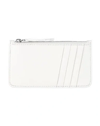 Maison Margiela Man Cardholder Cream Size - Goat Skin In White