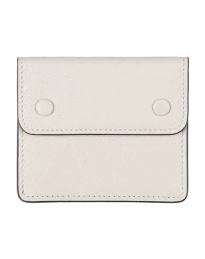 Maison Margiela Man Cardholder Light Grey Size - Goat Skin In Gray