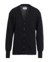Maison Margiela Man Cardigan Midnight Blue Size L Virgin Wool