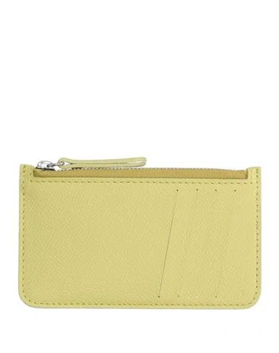 Maison Margiela Logo Card Pack In Yellow