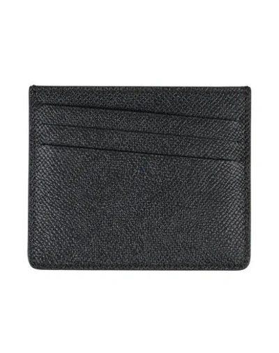 Maison Margiela Man Document Holder Black Size - Soft Leather