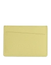 Maison Margiela Man Document Holder Light Yellow Size - Soft Leather