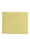 Maison Margiela Man Document Holder Light Yellow Size - Soft Leather
