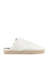 Maison Margiela Man Espadrilles White Size 9 Textile Fibers