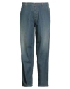 Maison Margiela Man Jeans Blue Size 34 Cotton In Blue