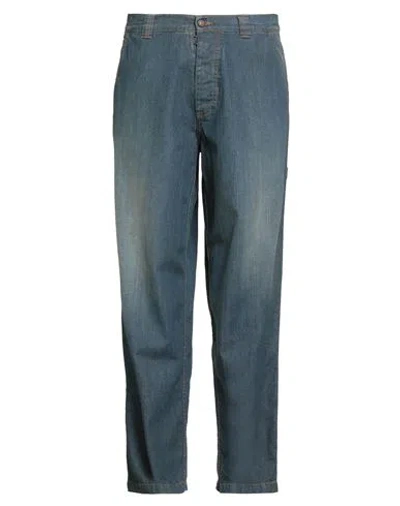Maison Margiela Man Jeans Blue Size 34 Cotton