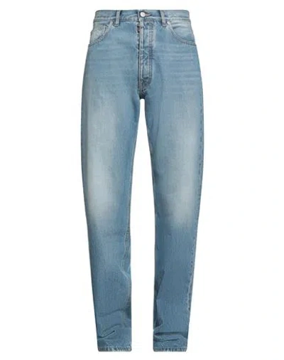 Maison Margiela Man Denim Pants Blue Size 26 Cotton
