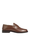 Maison Margiela Man Loafers Brown Size 7 Soft Leather