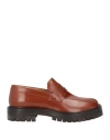 Maison Margiela Man Loafers Brown Size 9 Leather