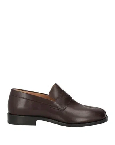 Maison Margiela Man Loafers Dark Brown Size 7 Soft Leather