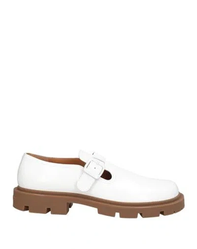 Maison Margiela Man Loafers White Size 7 Soft Leather