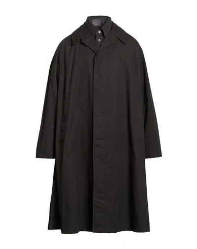 Maison Margiela Man Overcoat & Trench Coat Black Size 40 Cotton