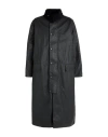 Maison Margiela Man Overcoat Steel Grey Size 40 Cotton In Grey
