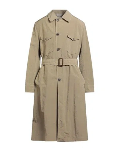 Maison Margiela Man Overcoat & Trench Coat Sage Green Size 40 Polyamide In Nude