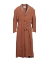 Maison Margiela Man Overcoat & Trench Coat Camel Size 36 Viscose, Linen In Beige