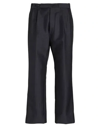 Maison Margiela Man Pants Midnight Blue Size 36 Wool, Mohair Wool