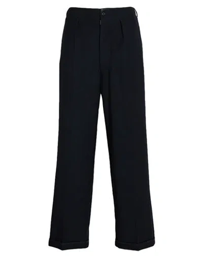 Maison Margiela British Mohair Wool Pants In Black