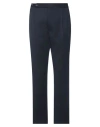 Maison Margiela Man Pants Navy Size 40 Acrylic, Wool In Navy Blue