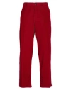 Maison Margiela Man Pants Red Size 38 Cotton