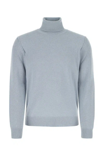 Maison Margiela Powder Blue Cashmere Sweater Lightblue  Uomo Xl