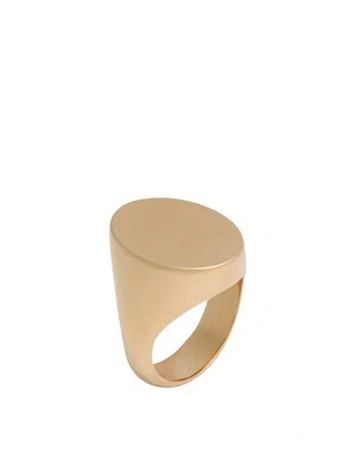 Maison Margiela Man Ring Gold Size V Brass