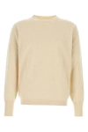 Maison Margiela Sand Cashmere Blend Sweater In Brown