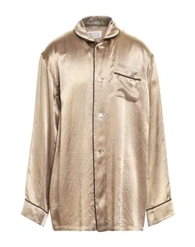 Maison Margiela Man Shirt Gold Size 46 Acetate