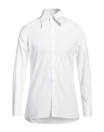 Maison Margiela Man Shirt White Size 15 ½ Cotton