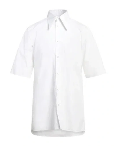 Maison Margiela Man Shirt White Size 15 ½ Cotton