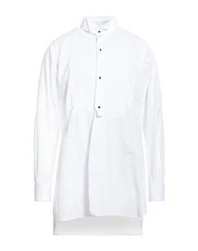 Maison Margiela Man Shirt White Size 16 Cotton