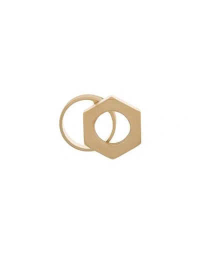 Maison Margiela Man Single Earring Gold Size - Metal