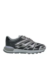Maison Margiela Multicolor 50-50 Sneakers In Black