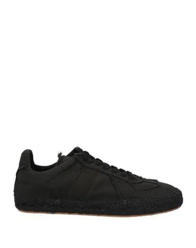 Maison Margiela Man Sneakers Black Size 9 Textile Fibers